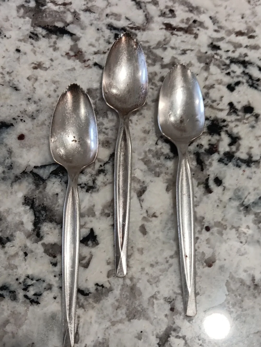 3 Vintage Grapefruit Spoons
